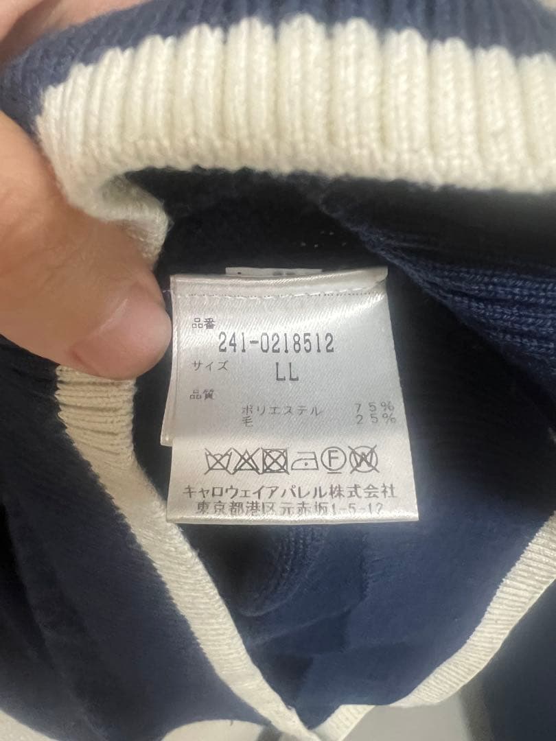 Callaway ゴルフ ネイビー セーター LL