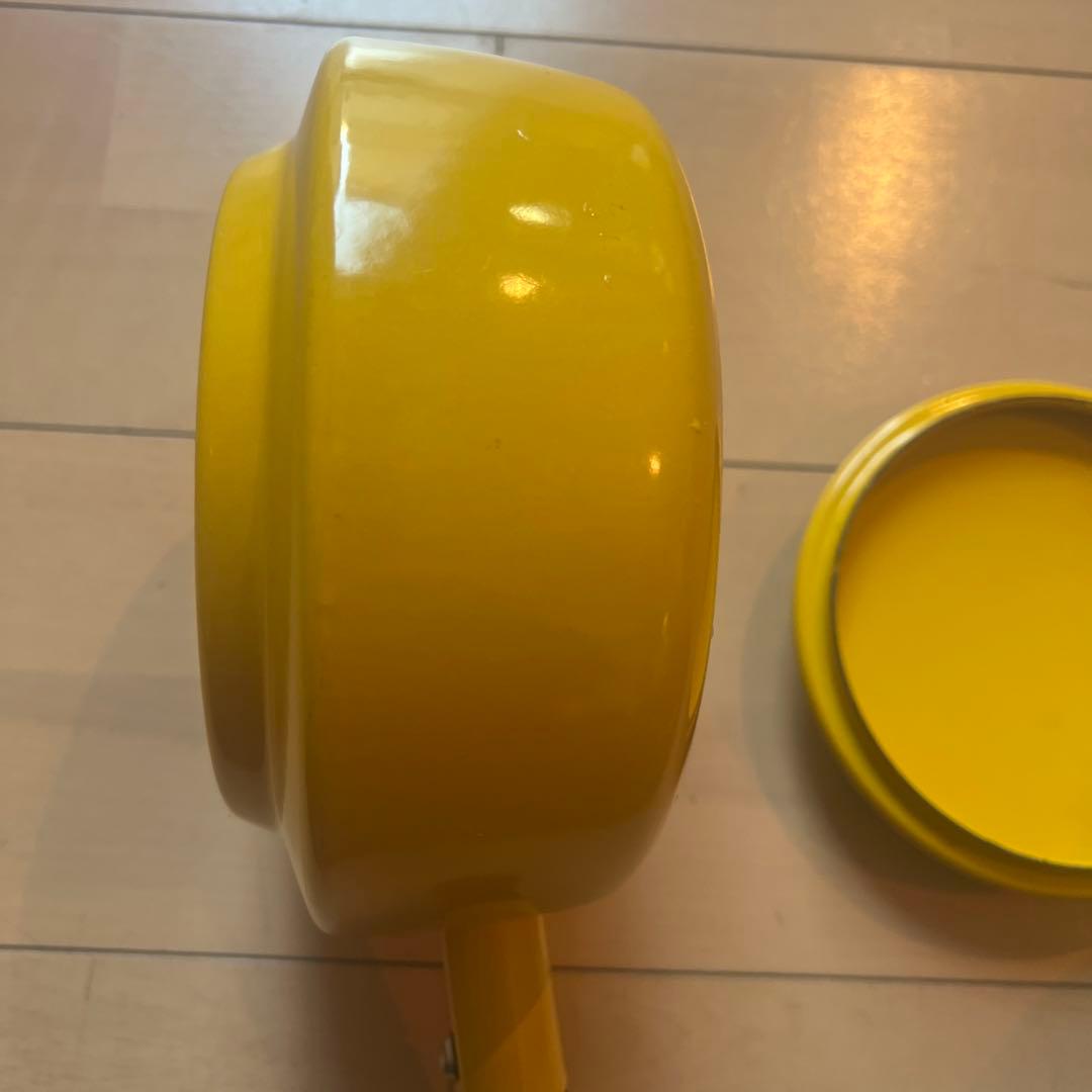 DANSK デザイン片手鍋 黄色