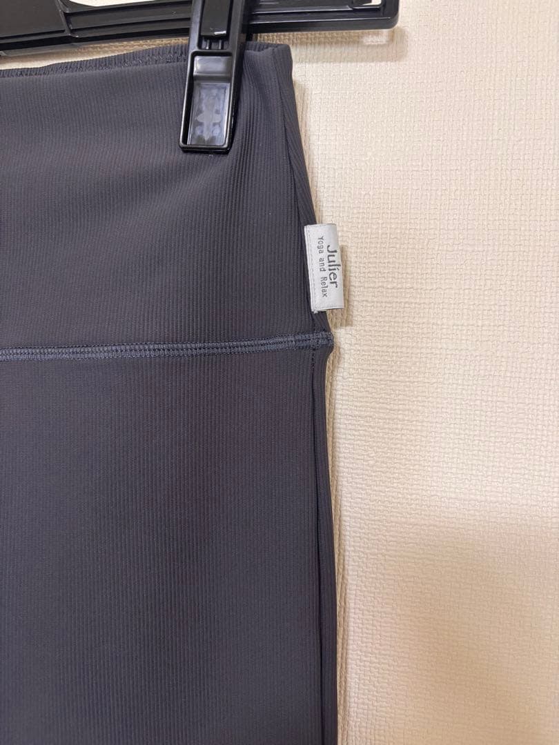Julier ジュリエ　リブストレッチセミフレアパンツ
