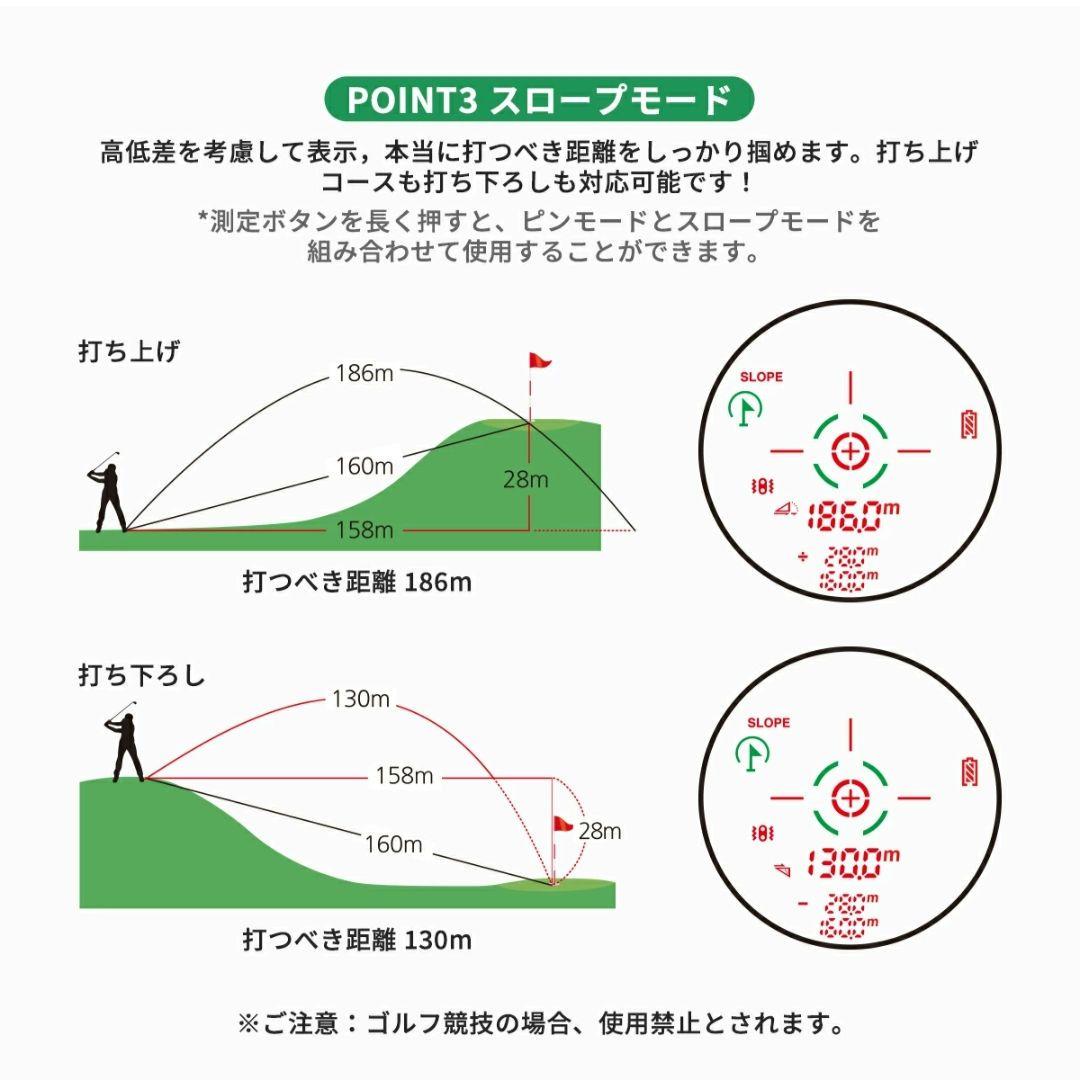 ゴルフレーザー距離計