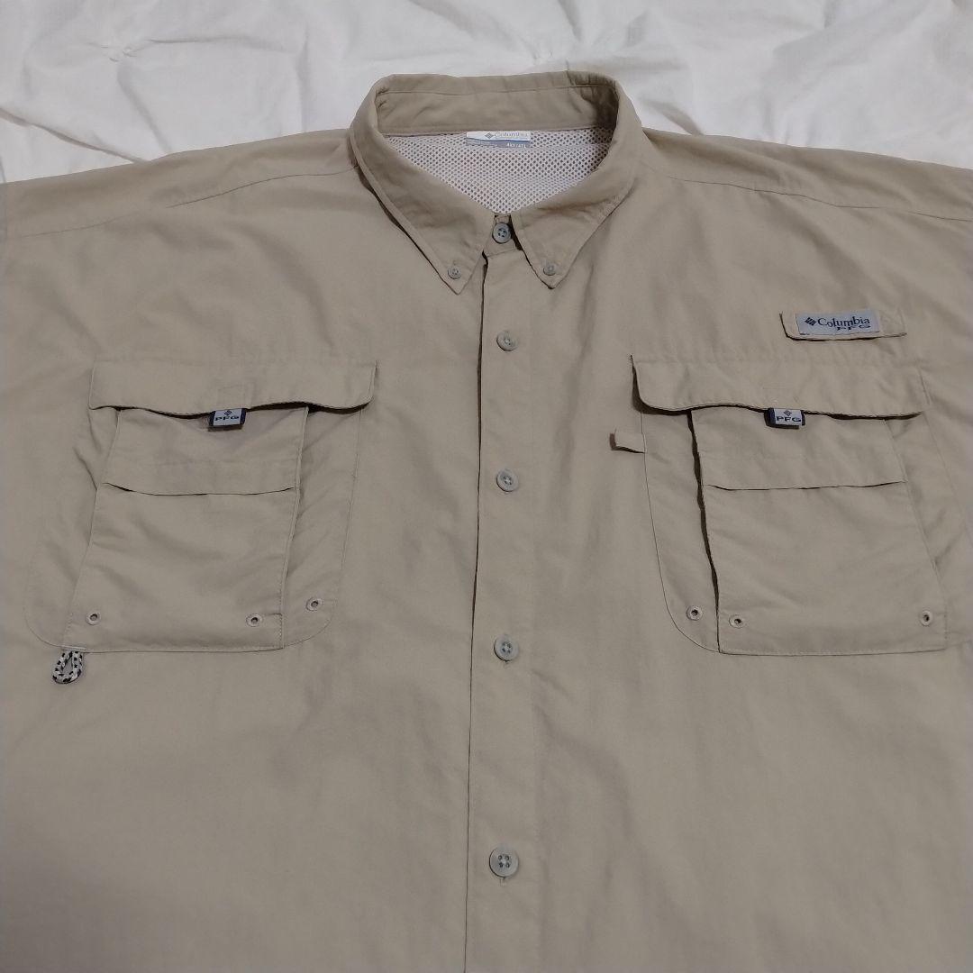 【希少サイズ4XT 5XL相当】コロンビア PFG フィッシングシャツ 釣り