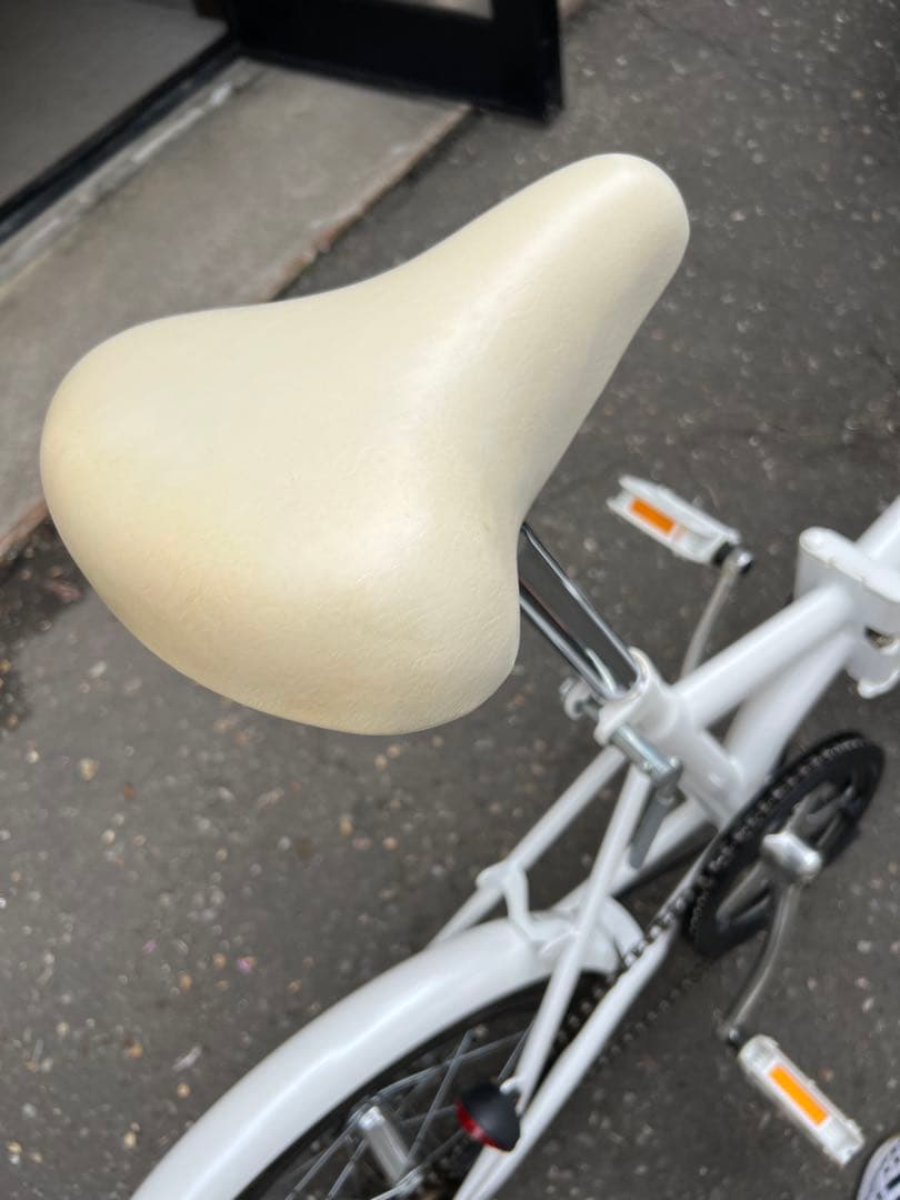OTOUSAN BIKE 折りたたみ自転車 ホワイト 北海道旭川市より