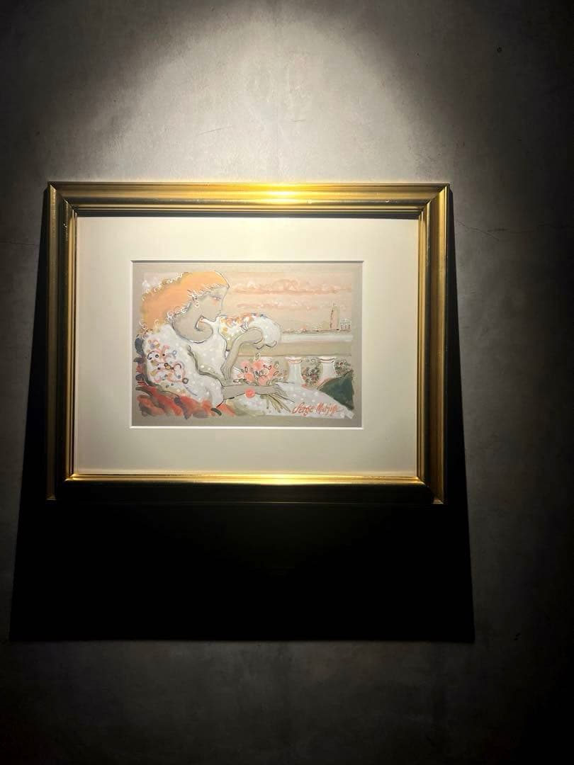 美品　Serge Marjisse 【手すりのブランシュ】　直筆サインあり