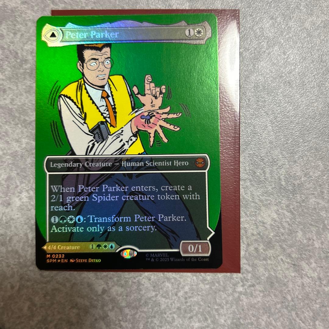 mtg ピーター・パーカー/アメイジング・スパイダーマン コミックfoil