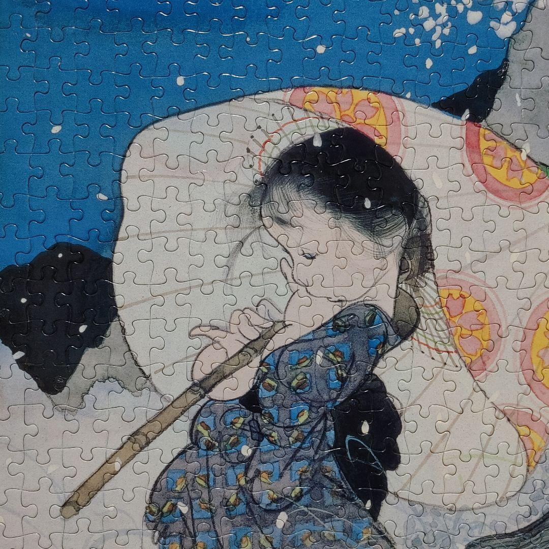 中島潔　うめ吉　ジグソーパズル　花かげ