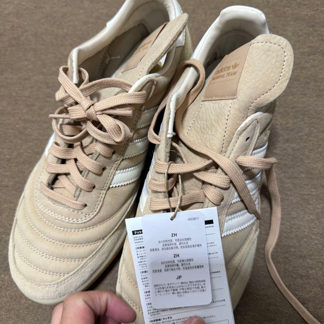adidas ムンディアルチーム ベージュ スエード スニーカー 26.0cm