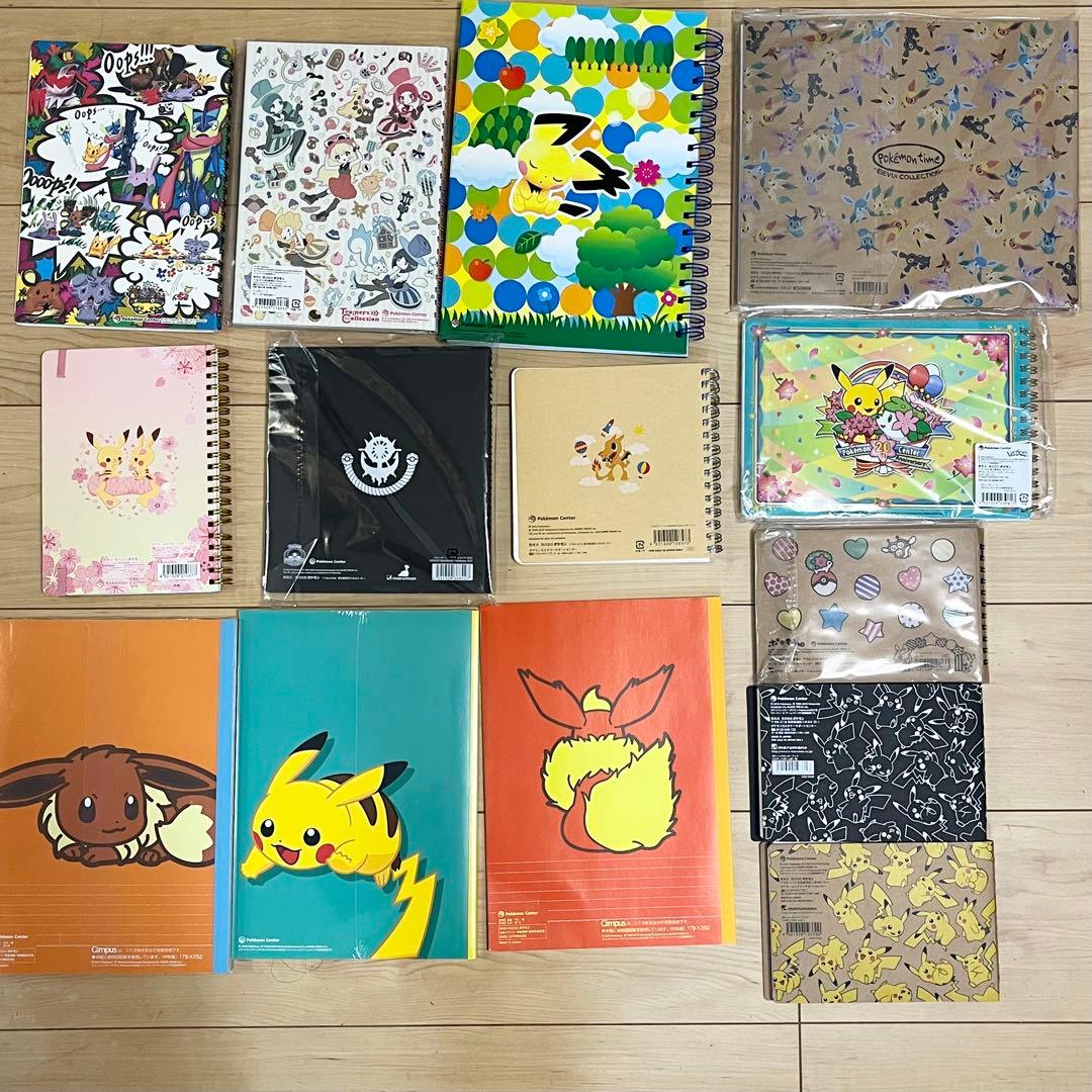 ポケモンセンター ノート リングノート クロッキーブック 20冊 まとめ売り