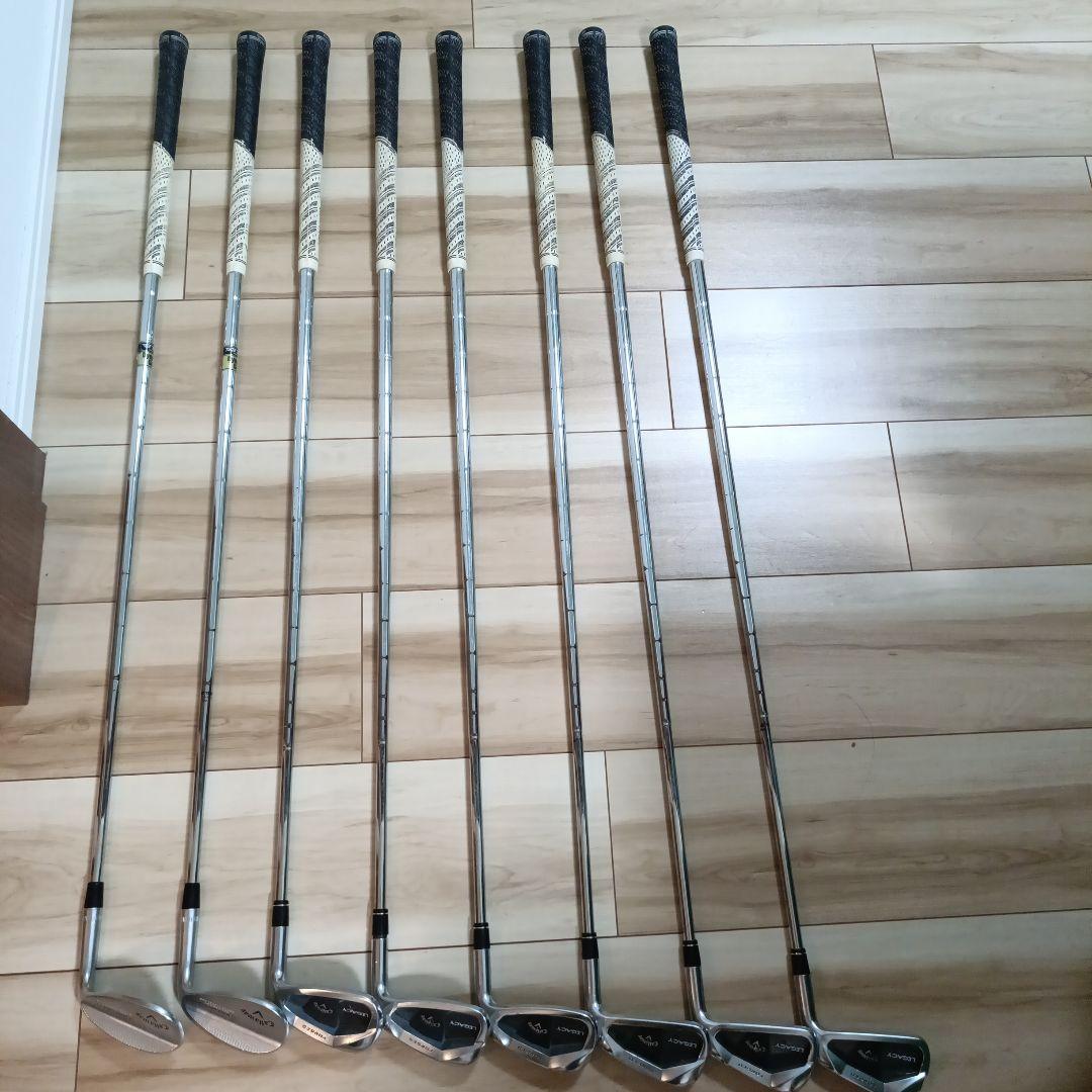 期間限定価格Callaway Legacy BLACK　 アイアン8本セット名器