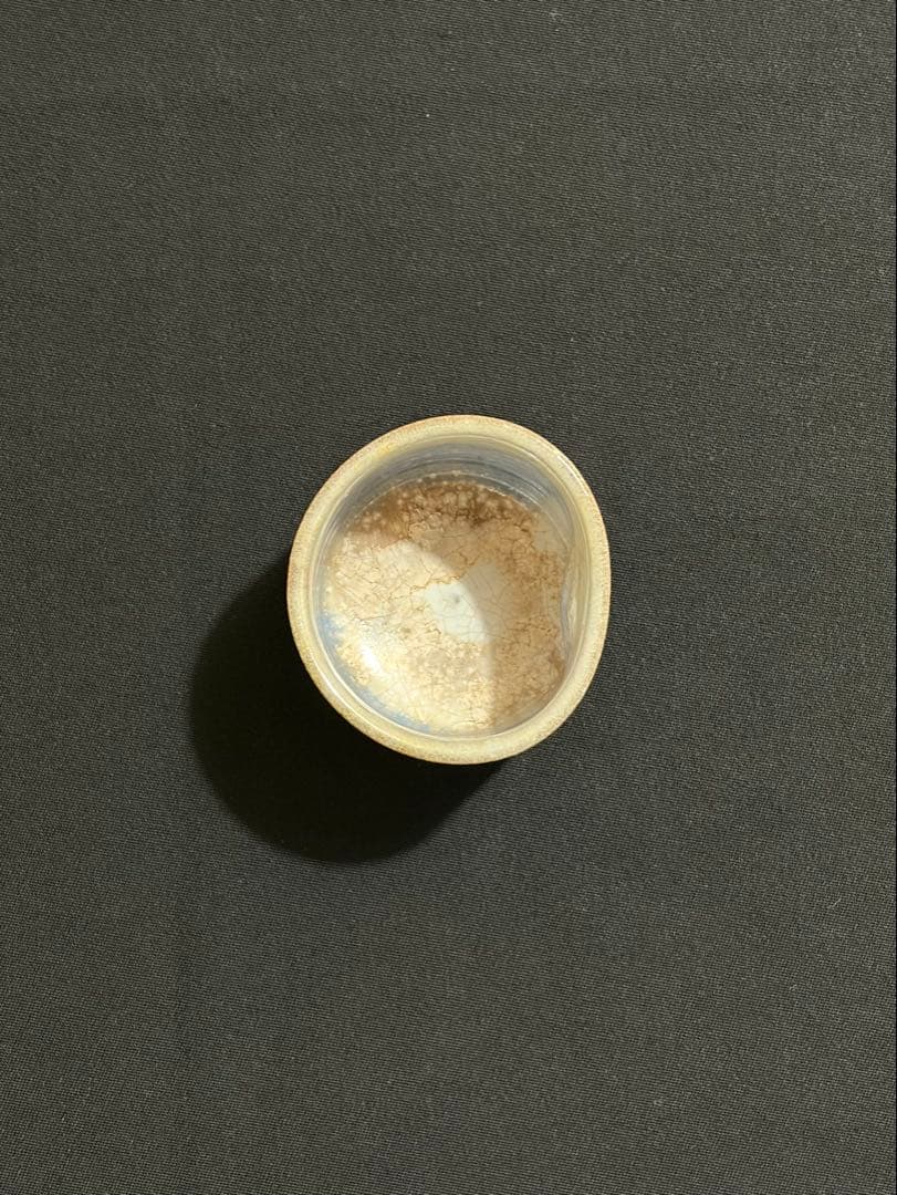湯呑み 青色グラデーション 陶器 益子焼　陶芸家　作陶家　#え