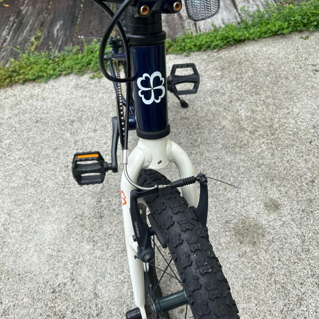 ヨツバサイクル18インチ　ネイビー