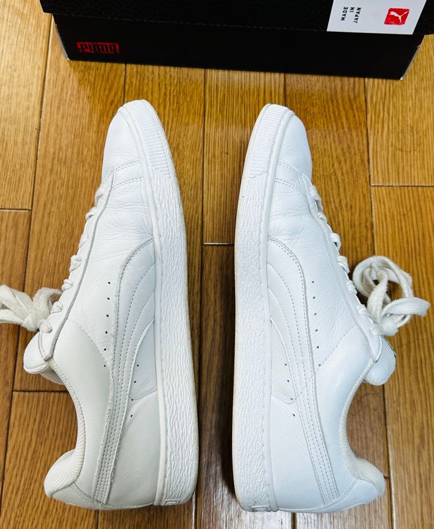 日本製❗️ 稀少 Beams別注PUMAプーマスニーカー高質本革白29cm