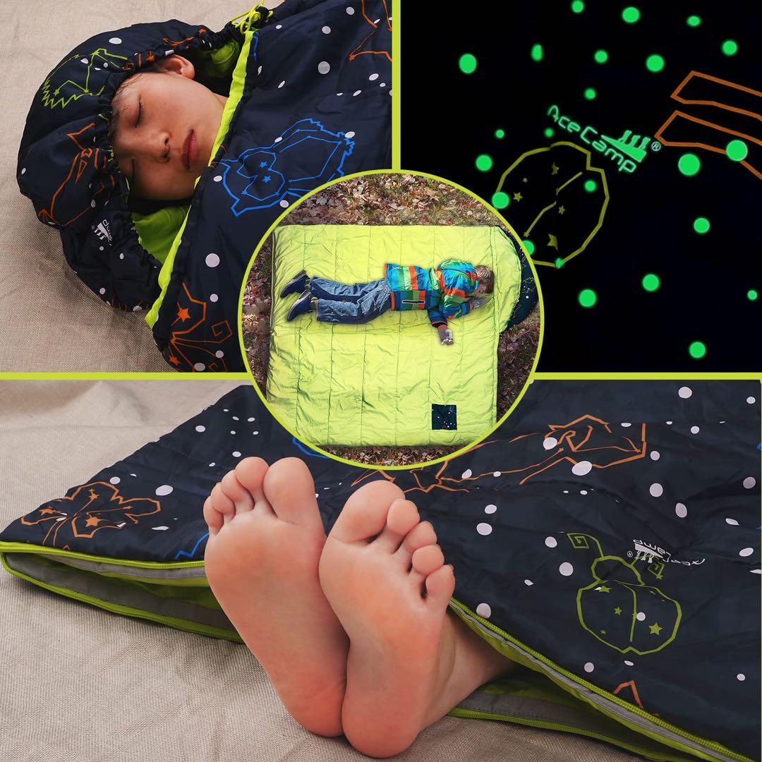 新品✨AceCamp 子供用寝袋