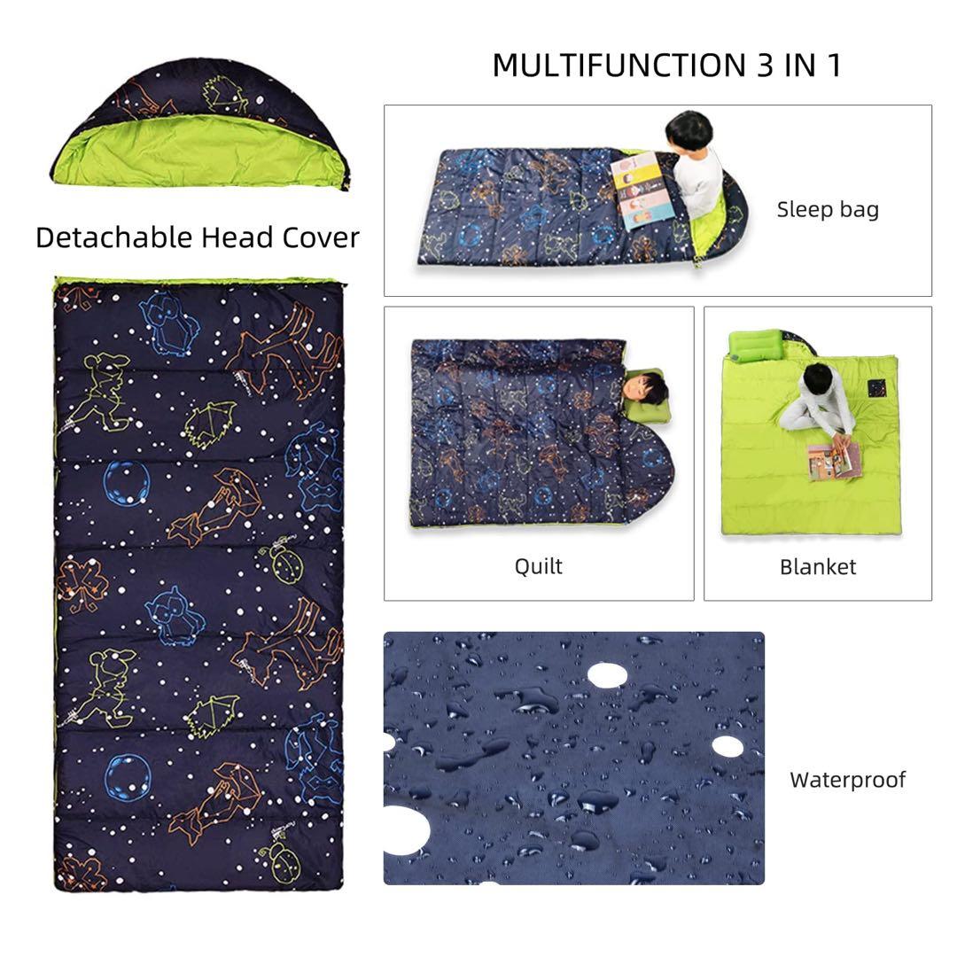 新品✨AceCamp 子供用寝袋