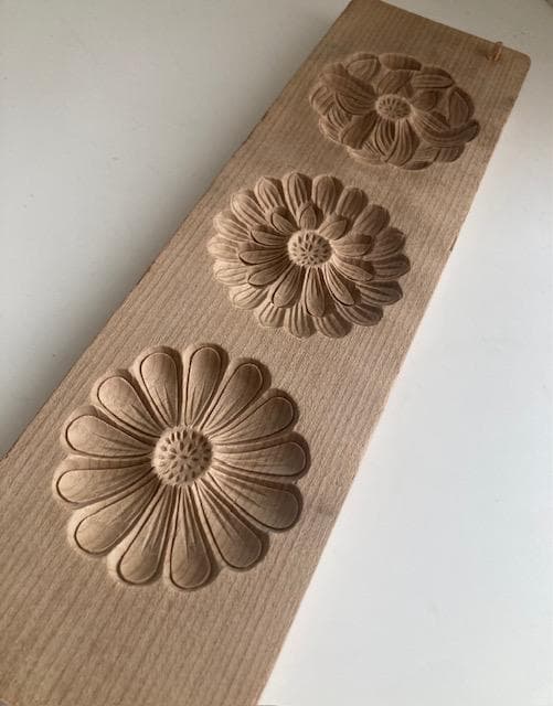 古道具　木型　干菓子　花　菊　3種