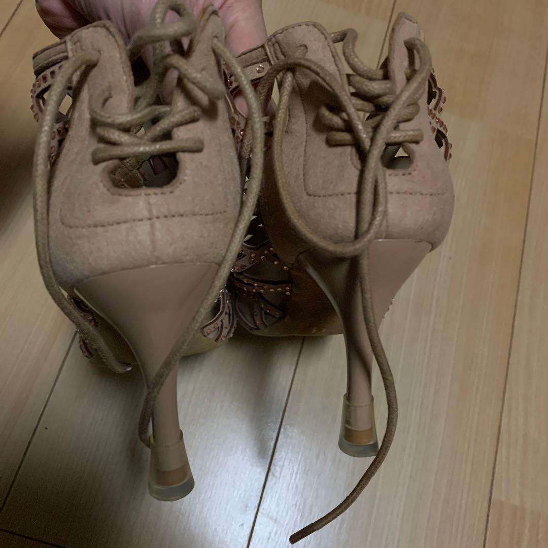 Gfranco 女性ダンス用　ベージュシューズ