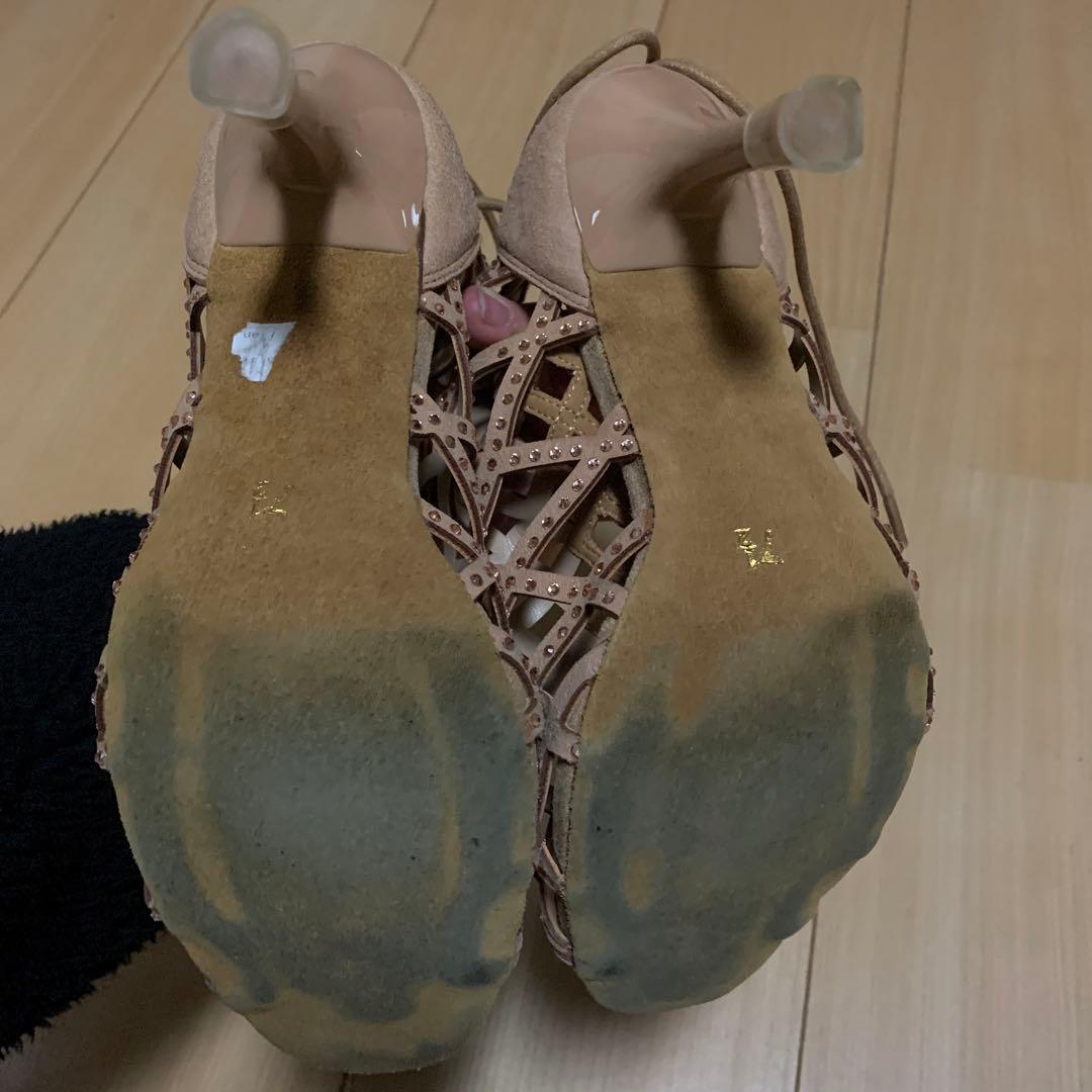 Gfranco 女性ダンス用　ベージュシューズ