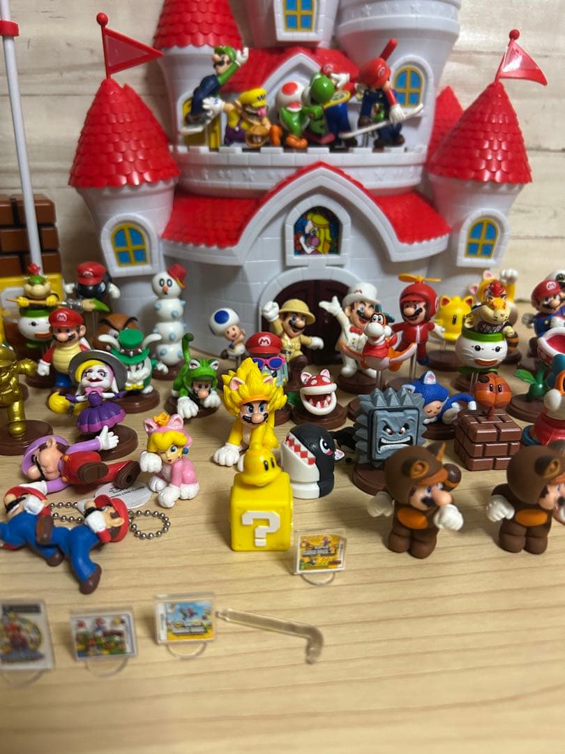 スーパーマリオ　プレイセットピーチ城　チョコエッグ　フィギュア　まとめ　セット