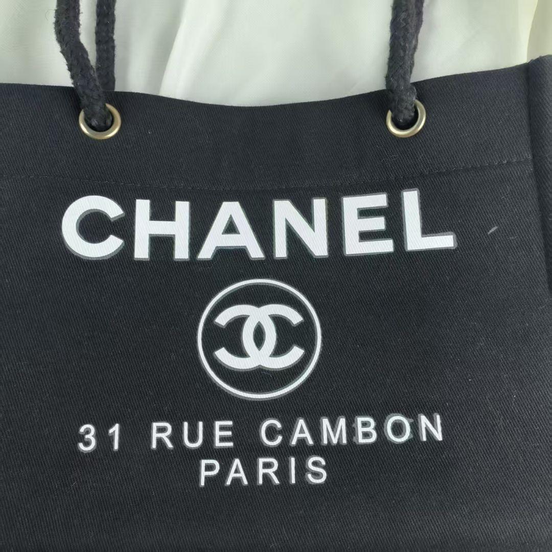 CHANEL ノベルティトートバッグ バッグ ブラック 非売品c1a