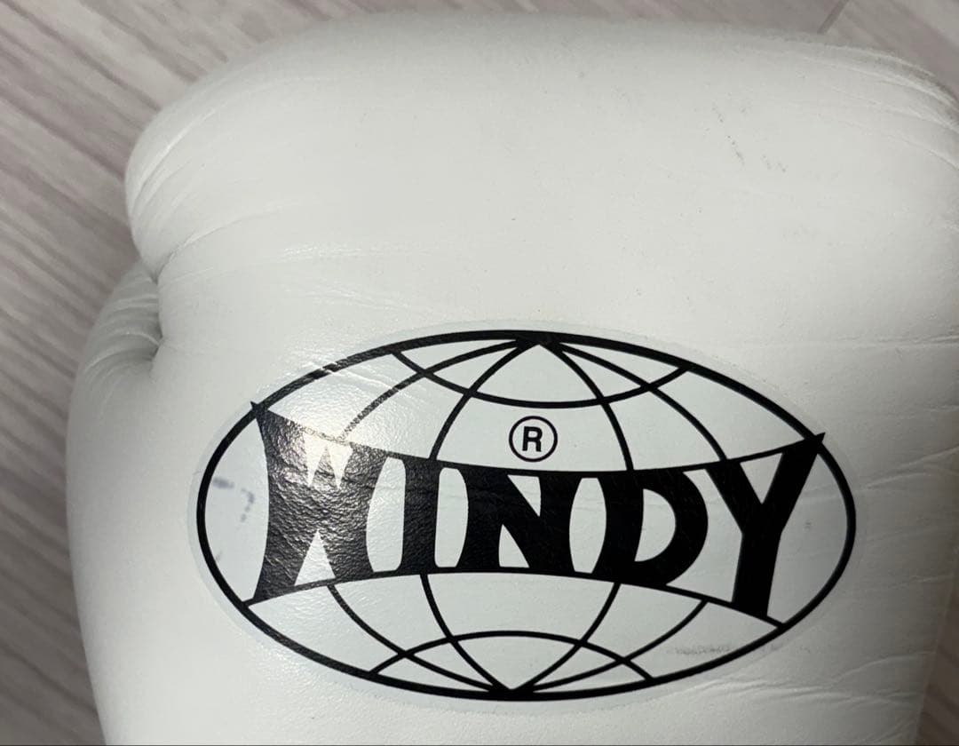 WINDY ウインディ ボクシンググローブ BGVH 8oz ホワイト 本革