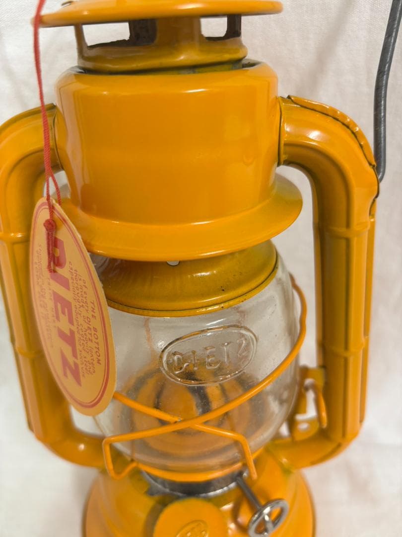 未使用保管品 DIETZ No.50 ハリケーンランプ イエロー レア物 当時物