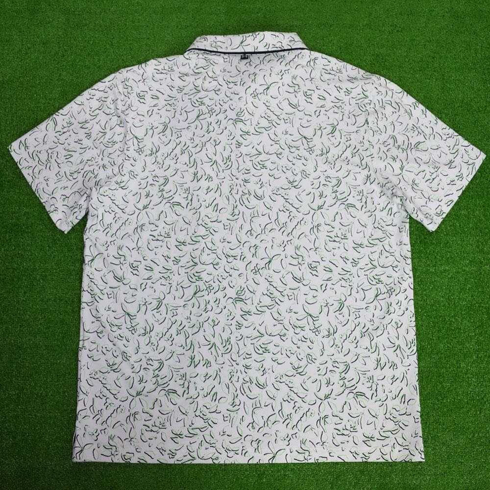 大きいサイズ アンダーアーマー ポロシャツ【ホワイト/グリーン/2XL】新品！