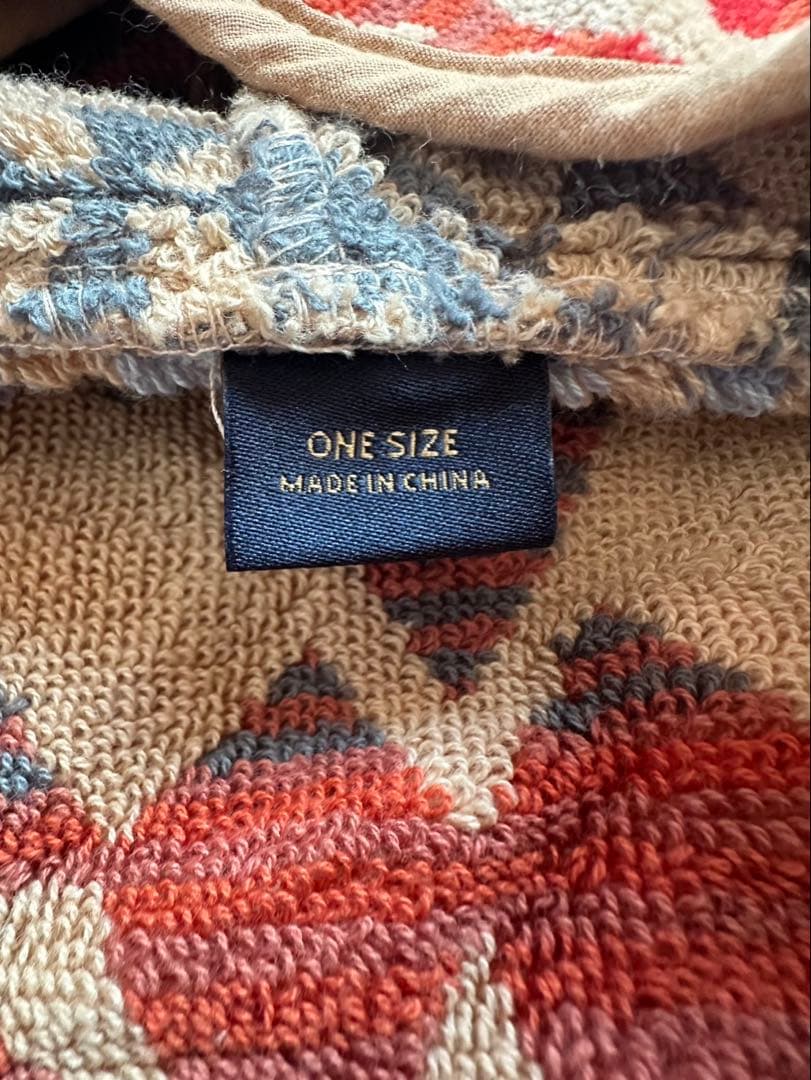 Pendleton 幾何学模様 フード付きブランケット