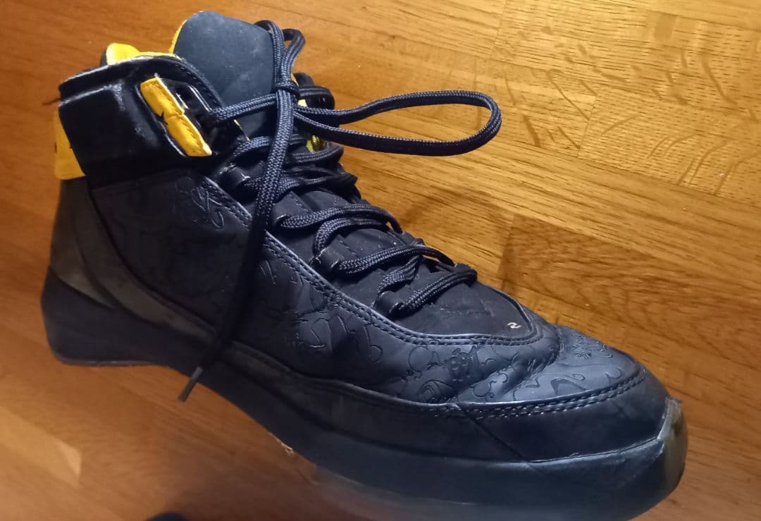 値下げ　美品AIR JORDAN XX2 22PE 28.5cm黒/黄ジョーダン
