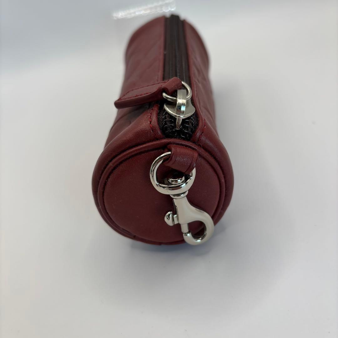 coach ゴルフボール ケース　ボルドー　ゴルフボール3個　ポーチ　コーチ