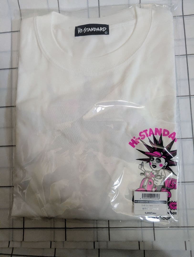 HI-STANDARD ツアーTシャツ ホワイト　Lサイズ