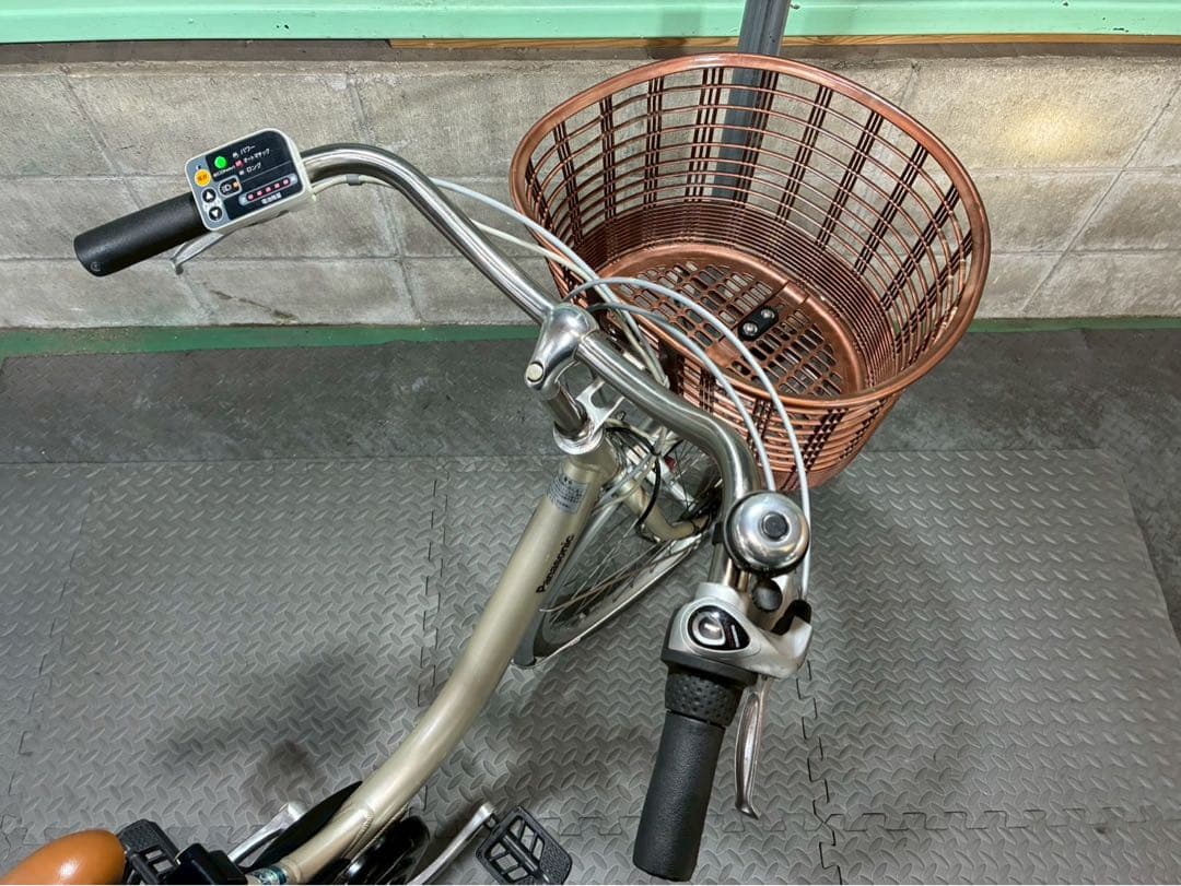 №3718 電動自転車　パナソニック　ビビライトU 24インチ ゴールド