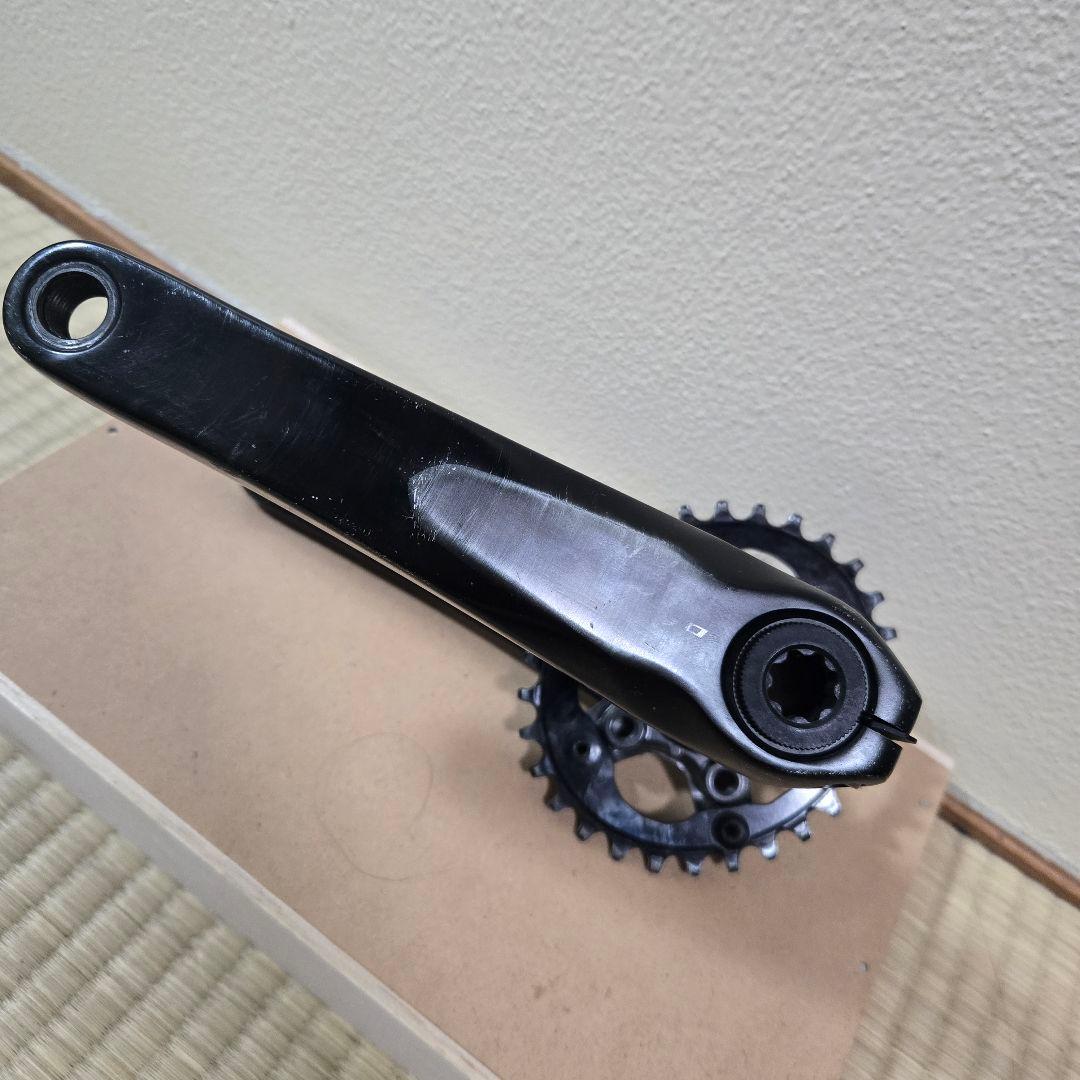 シマノ DEORE XT 175mmクランク+BB+楕円チェーンリング