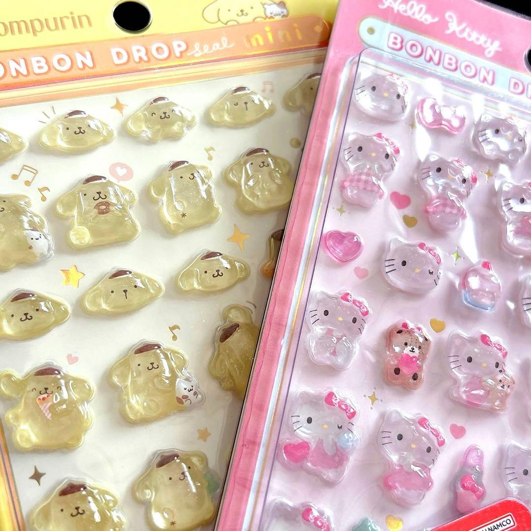 サンリオ mini ♥ボンボンドロップシール·͜·❤︎‬正規品♥コンプ8種セット♡