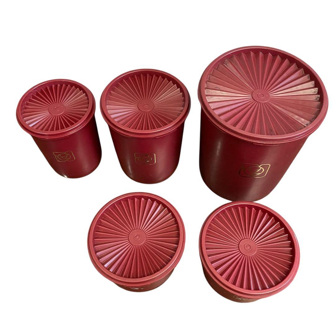 ♡新品②美品③ Tupperware 5つセット　タッパーウェア　食品保存容器