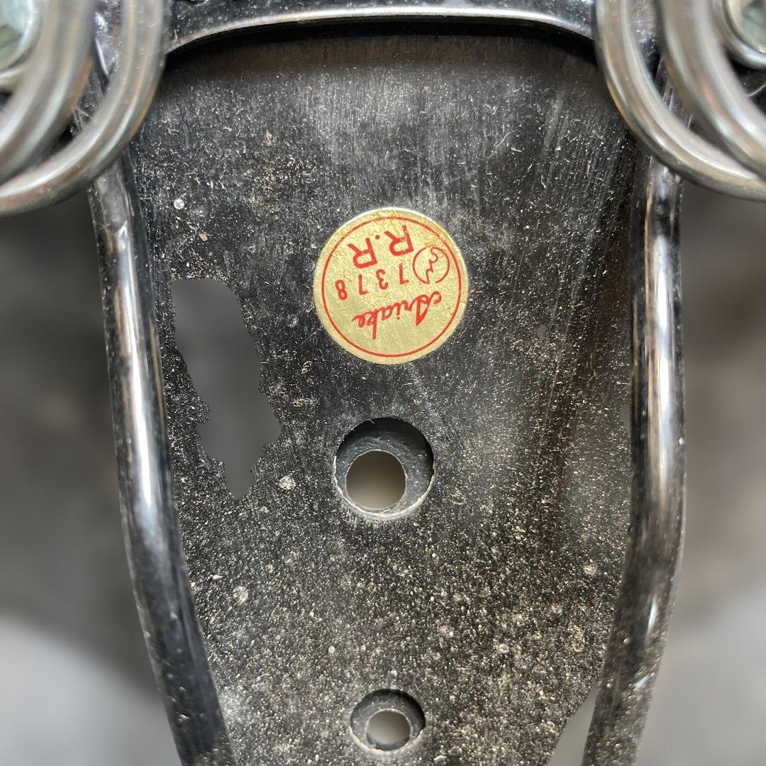 MAYT SADDLE 黒 サドル スプリング付き　1970年代丸石自転車の物