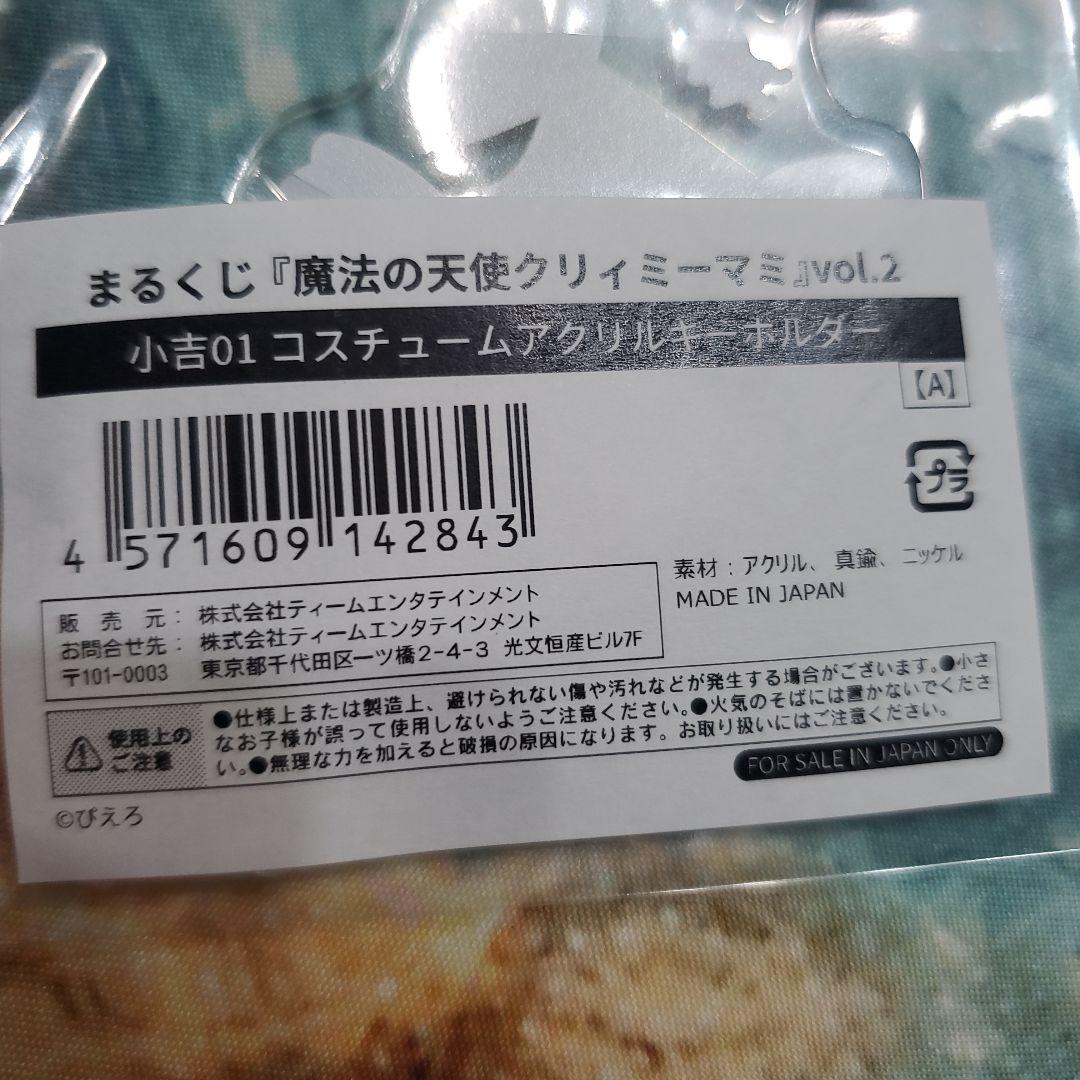 コスチュームアクリルキーホルダー5個セット
