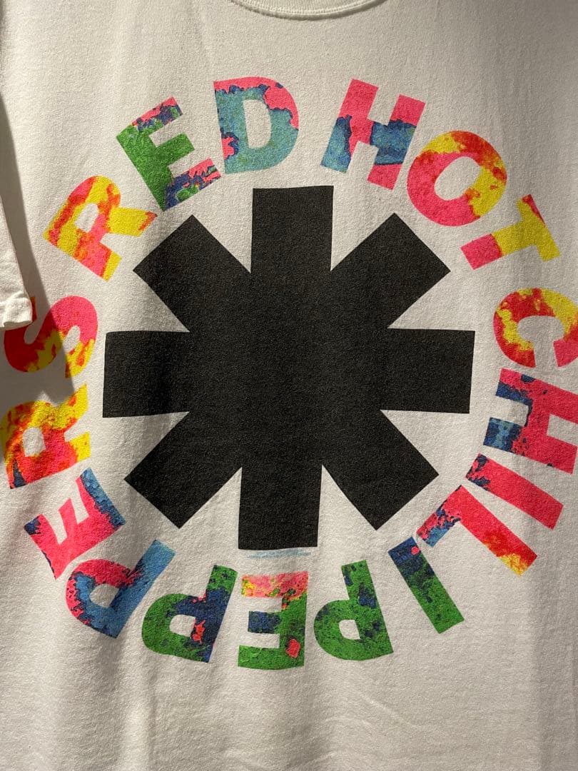 美品 L レッチリ 2011年 Multi Color Asterisk TEE