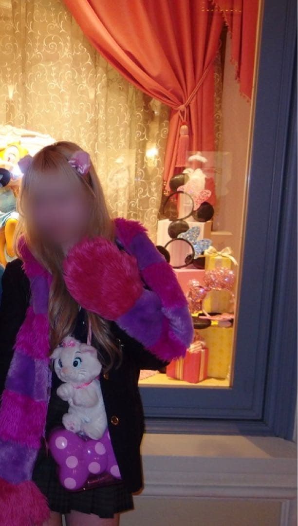 チュシャ猫マフラーキャップ