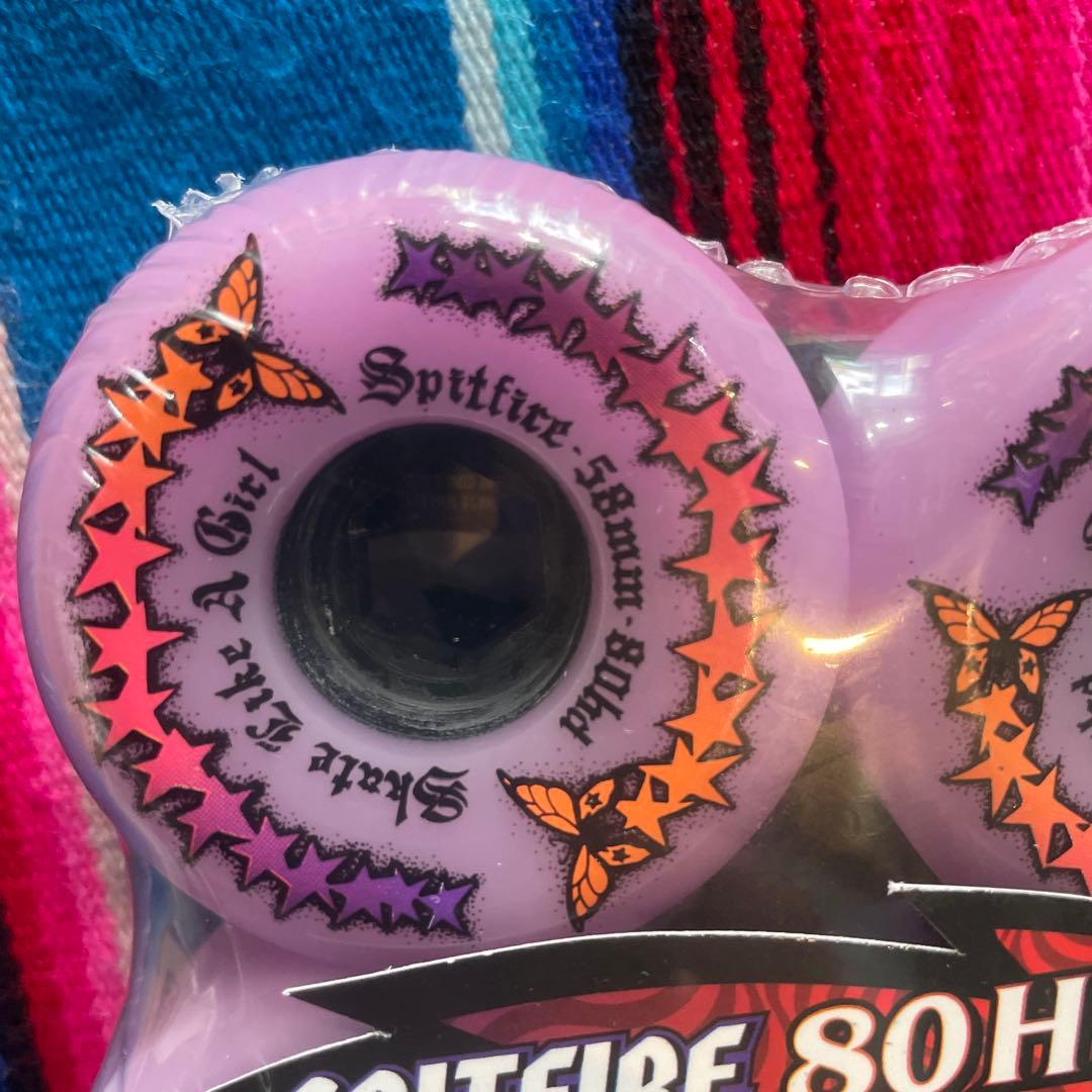 Spitfire58mm80HD Skate Like A Girlコニカルフル