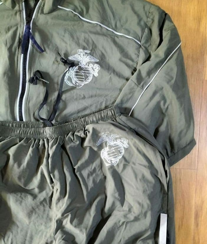 米軍放出品　[美品]　USMC　トレーニングウェア　パンツセット　米軍実物