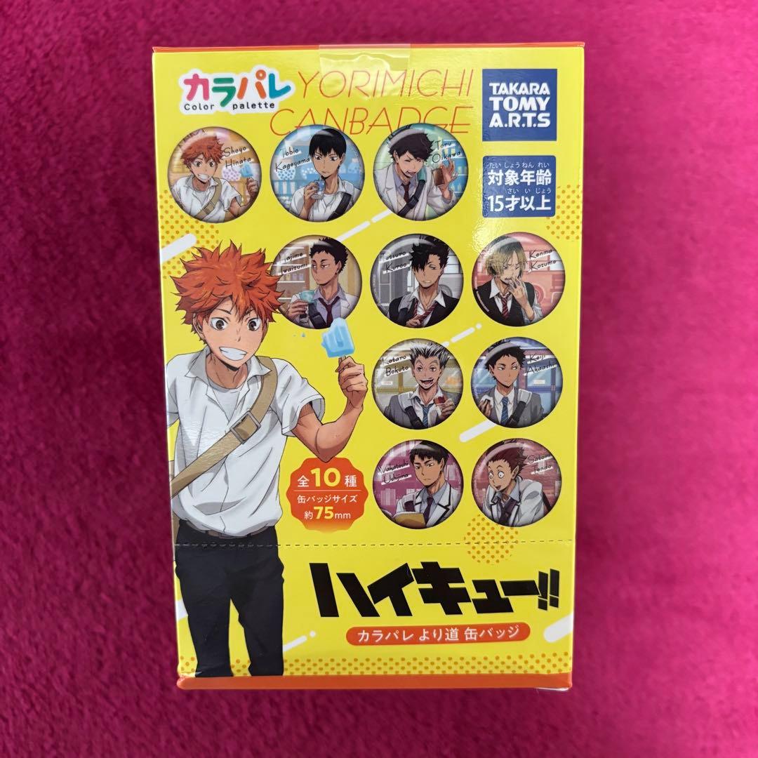 ハイキュー‼︎ カラパレ より道 缶バッジ 10個入り 21ボックス BOXセット