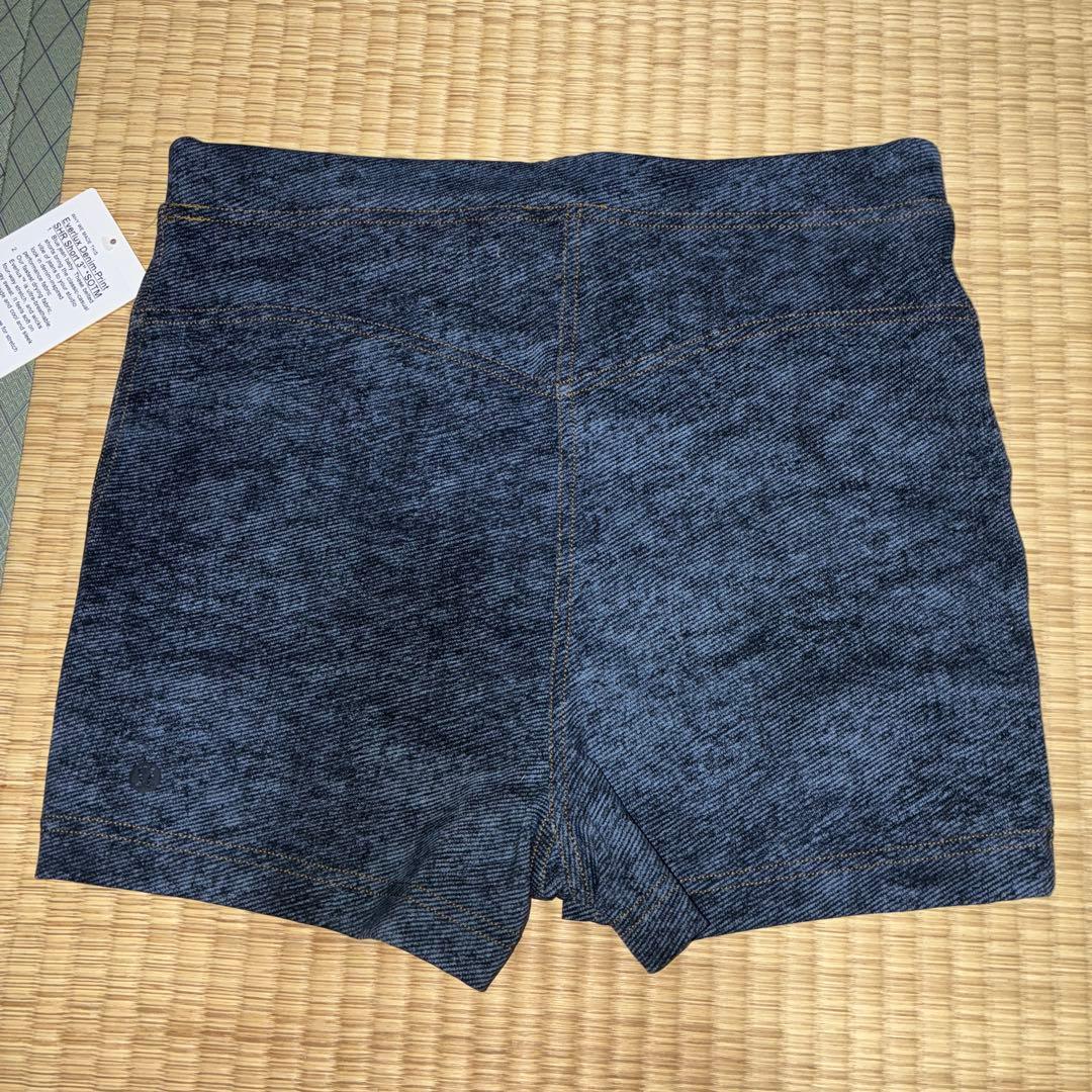 ヨガ・ピラティス Everlux Denim-PrintSHRShort3 12inch