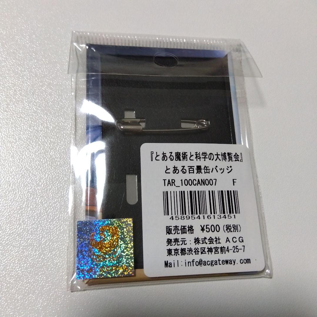 【とある魔術の禁書目録】インデックス 大博覧会 とある百景 缶バッジ ②