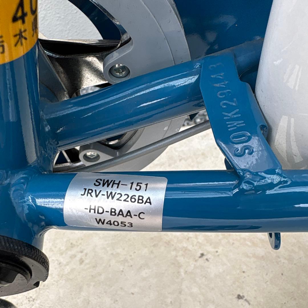 子供用自転車 22インチ ダカラットアンジュ ブルー アサヒサイクル購入