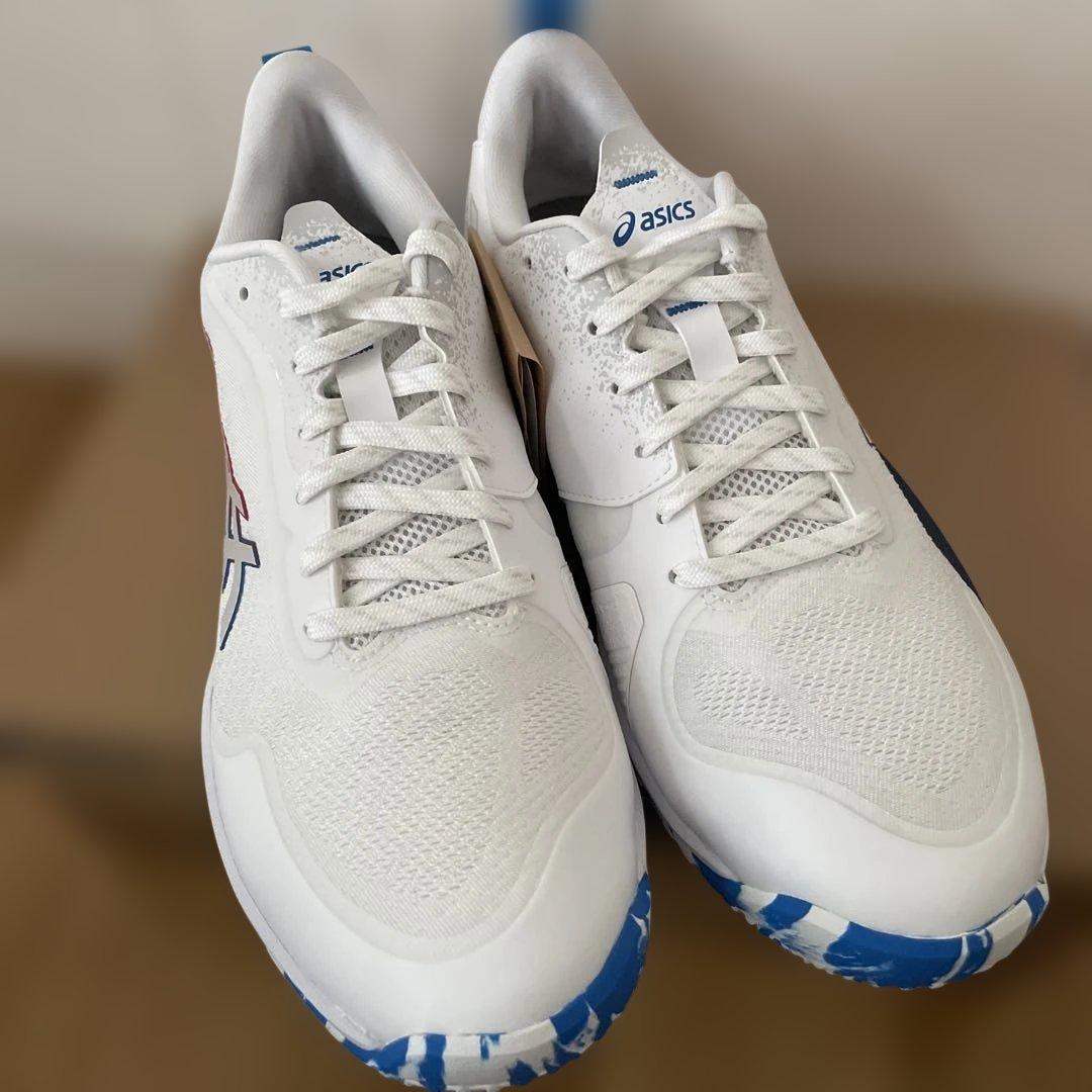 asics テニスシューズ ホワイト　ユニセックス　#2087