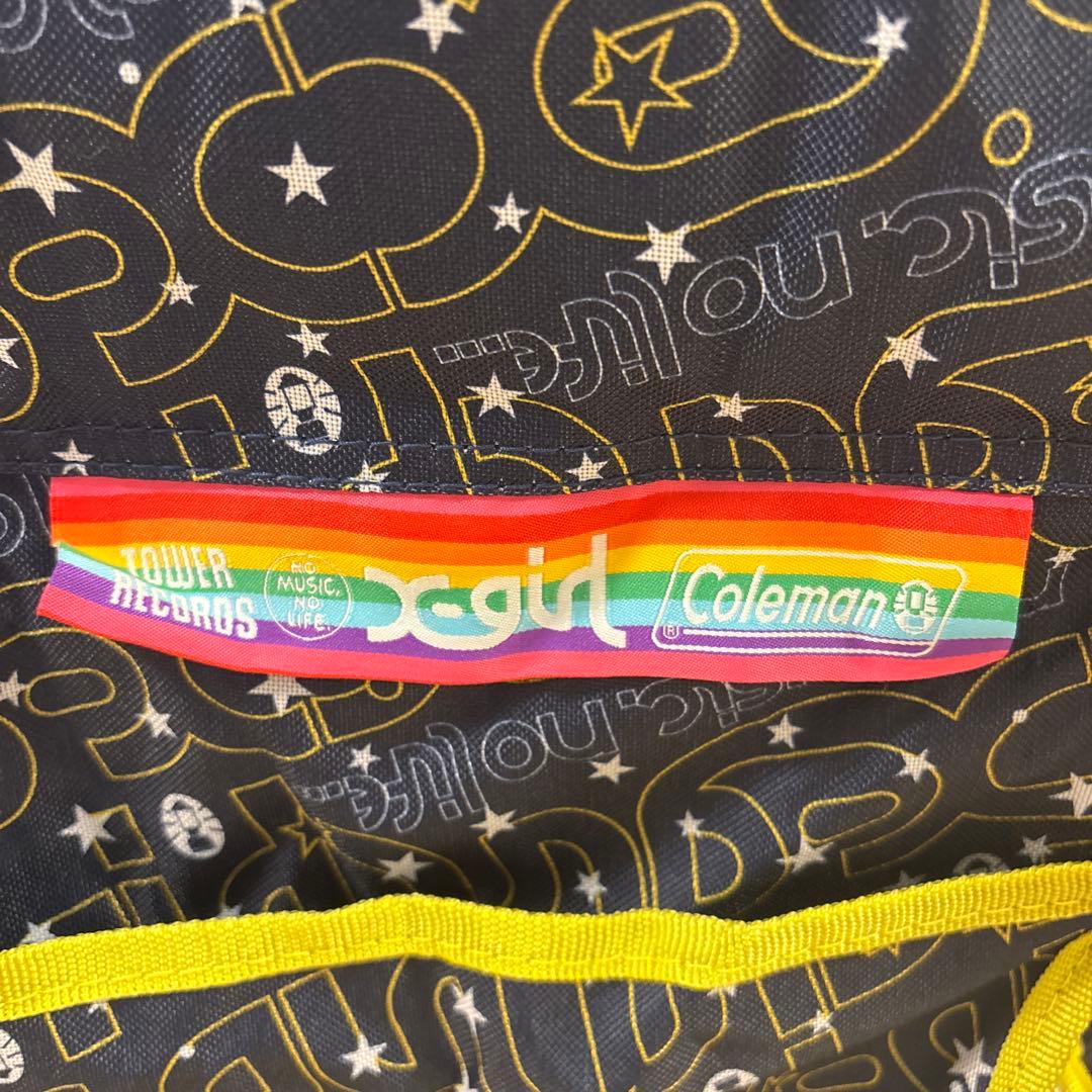 ✨新品✨X-girl × COLEMAN 折りたたみチェア　激レア品　キャンプ