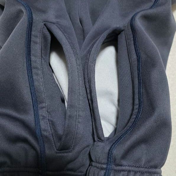 美品 アシックス ゴールドステージ 野球 上下セット M ネイビー 防風・防寒
