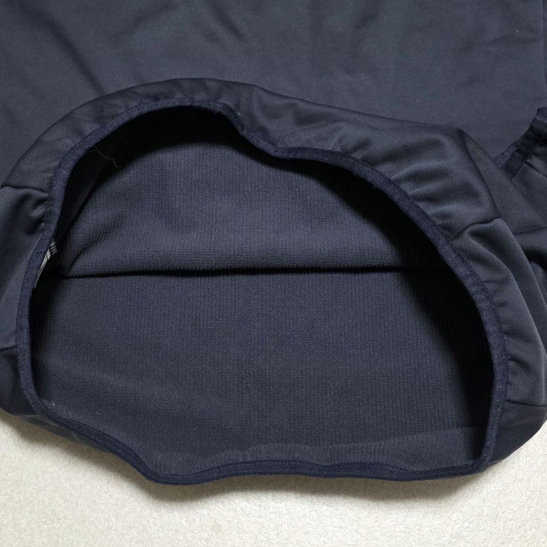 美品 アシックス ゴールドステージ 野球 上下セット M ネイビー 防風・防寒