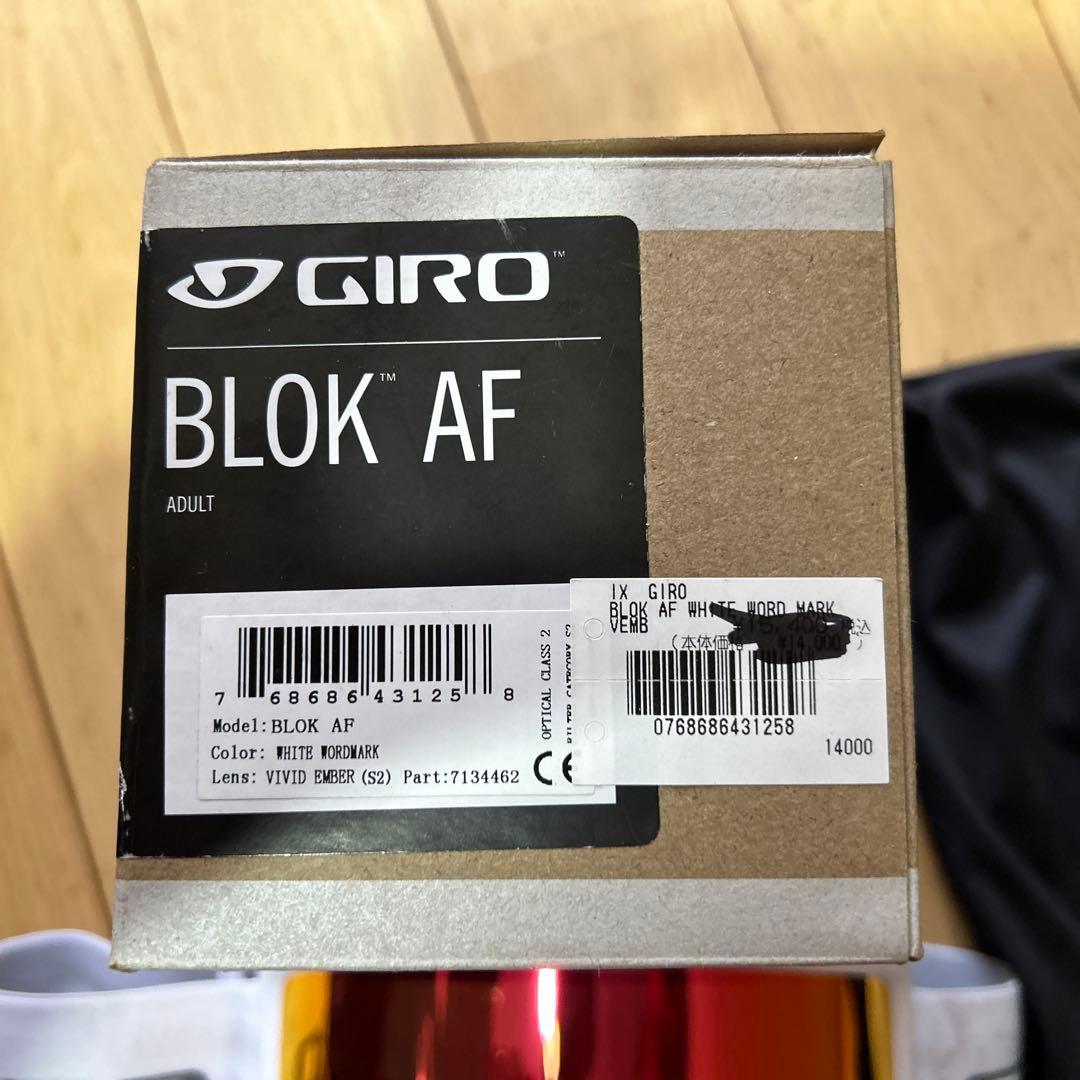 GIRO BLOK AF ゴーグル ホワイト