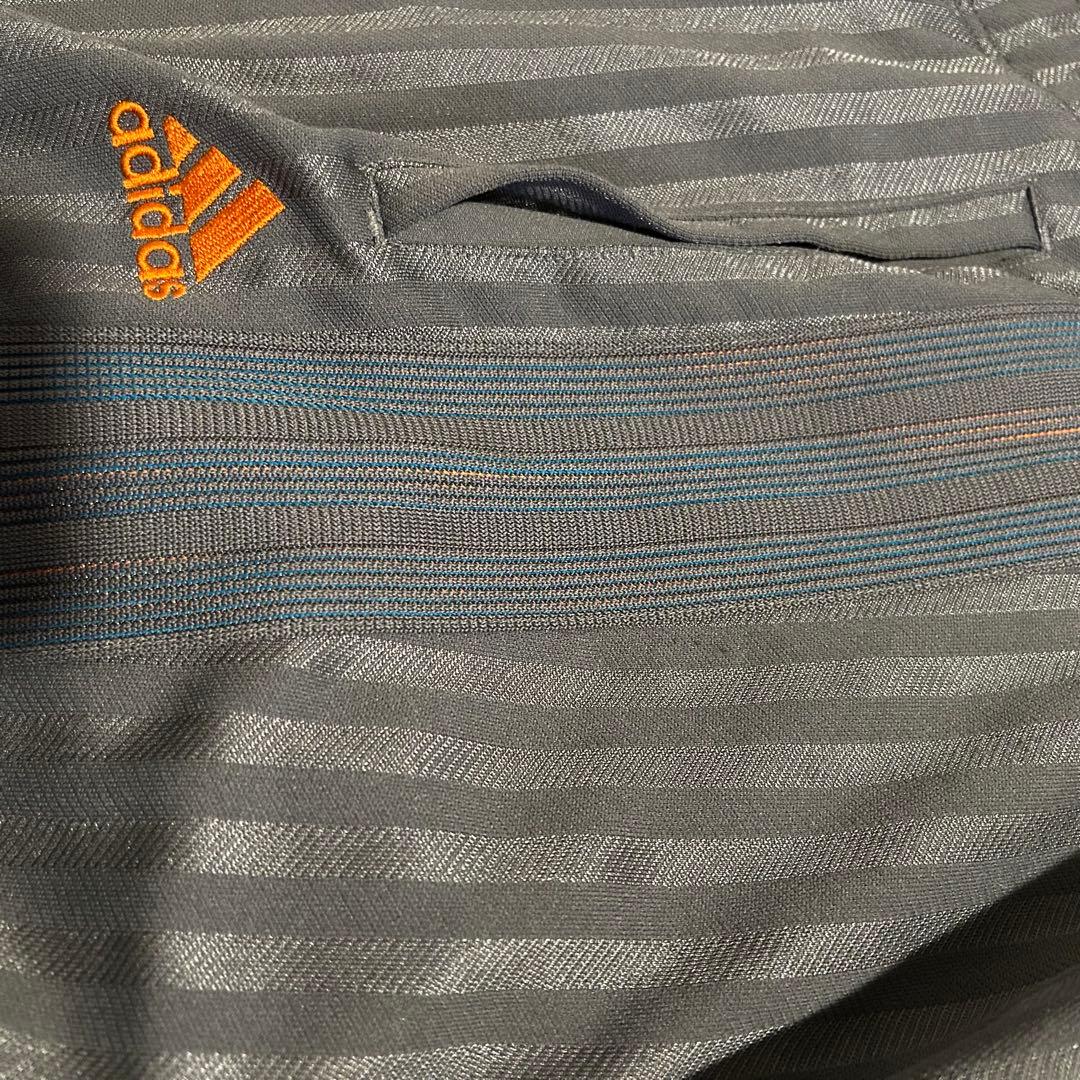 00s adidas ジャージ　セットアップ　グラデーション　グレー オレンジ