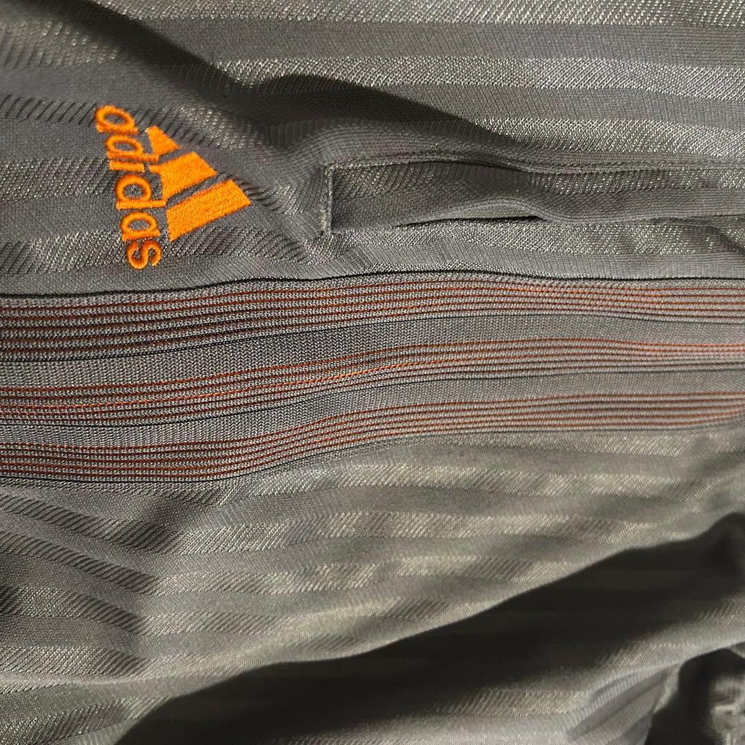 00s adidas ジャージ　セットアップ　グラデーション　グレー オレンジ